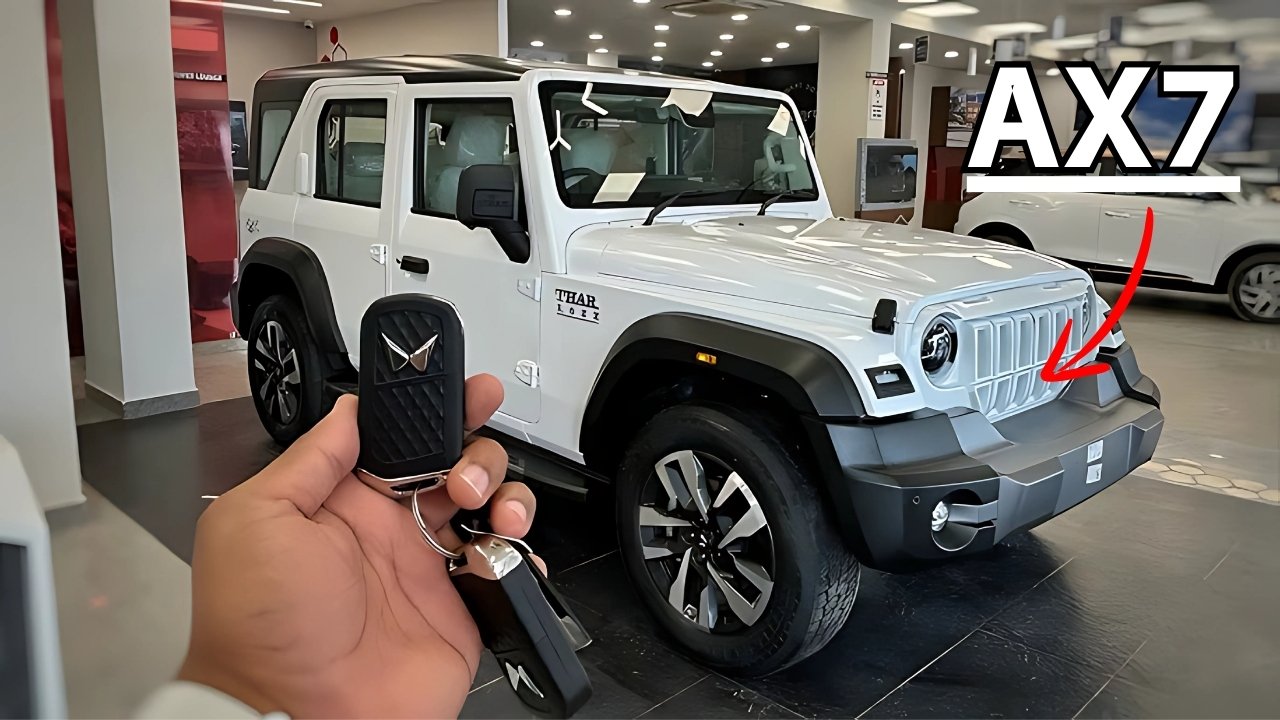 Mahindra Thar Roxx AX7 variant comes with full loaded premium features
